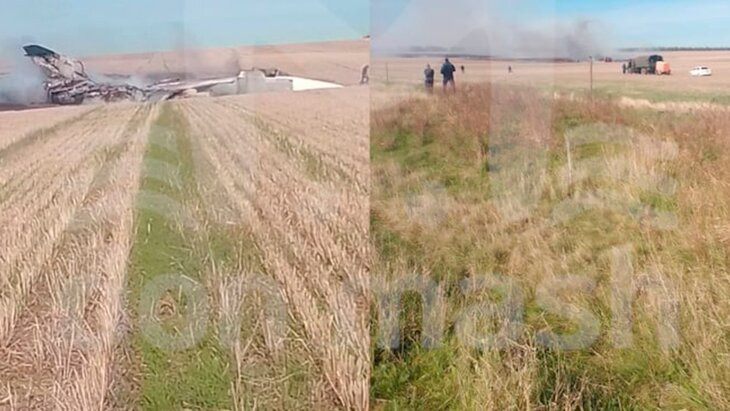 А 50 сбит над краснодарским краем. Су-24 потерпел крушение в Ростовской области. Поля Ростовской области с самолета.